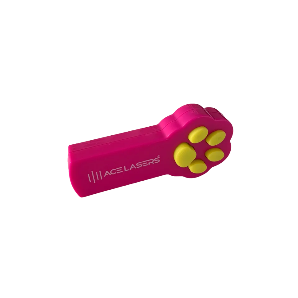 ACE Lasers compacte laser met rode stip in roze behuizing