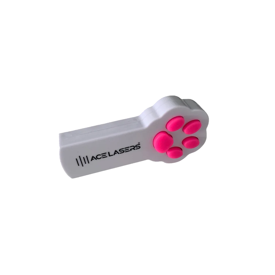 ACE Lasers compacte laser met rode stip in witte behuizing