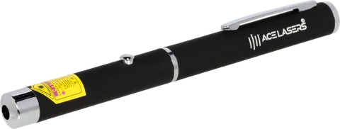 Violette laserpen AV-1 van opzij gezien