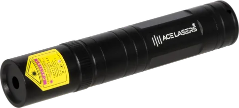 Violette laserpen AVP-2 Pro Mini van opzij gezien