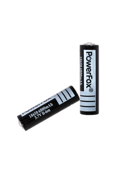 PowerFox 2x 18650 batterijen - 6800Mah
